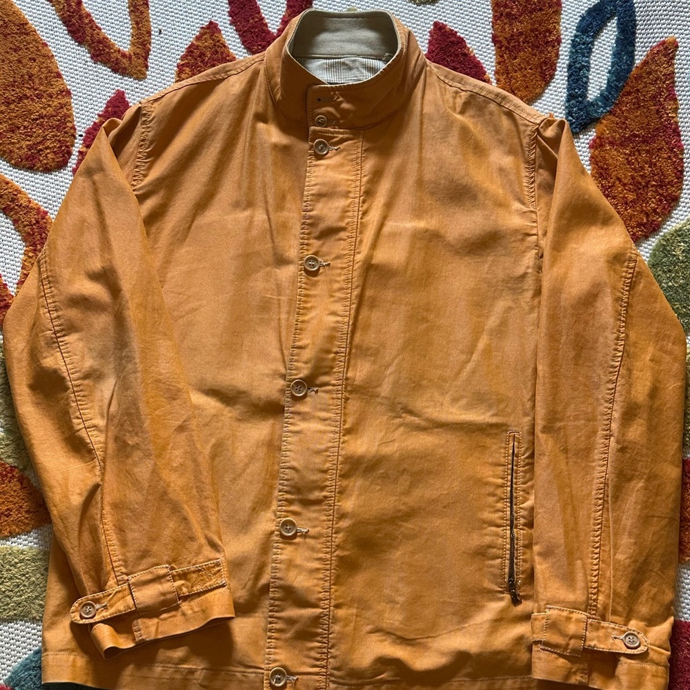 Henry Cotton's Orange Lightweight Shirt Jacket